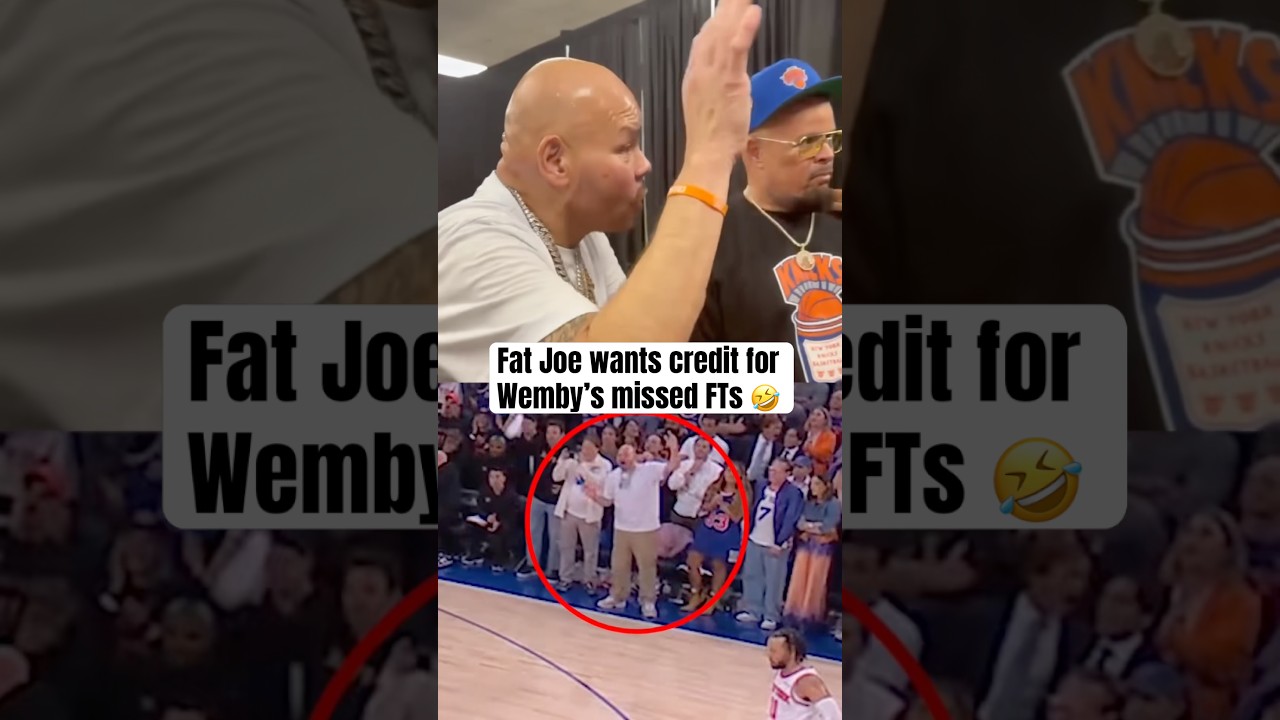 Fat Joe jinxed Wemby? 😂