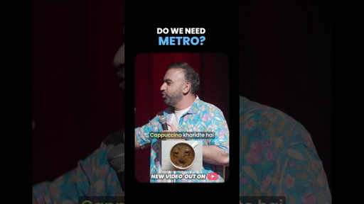 Metro aa gaya! | Standup comedy by punitpania #comedy  #punitpania #standupcomedy