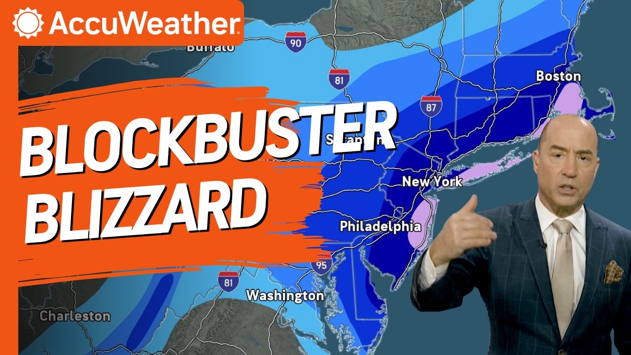 Blockbuster Blizzard To Slam I-95 Corridor With Feet Of Snow Possible