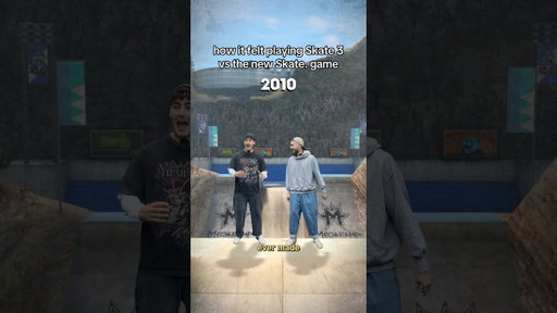 Things have changed… 😂🔥 #comedy #videogames #skate #skate3 #skate4 #skateboarding