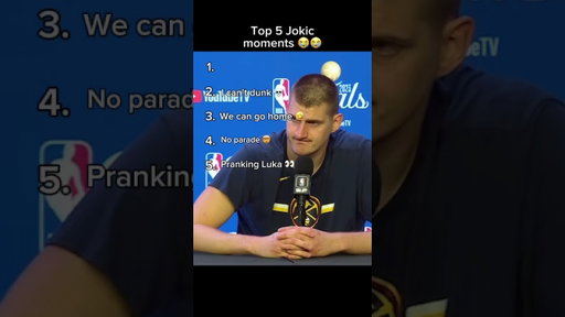Top 5 Jokic moment 😂