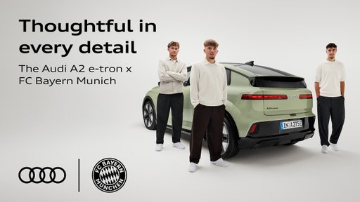 Thoughtful in every detail | The Audi A2 e-tron x FC Bayern Munich