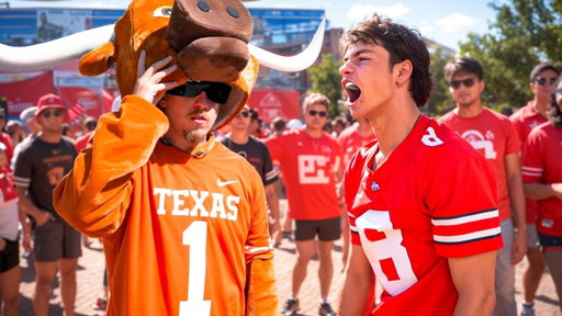 Texas Mascot Trolls Ohio State!