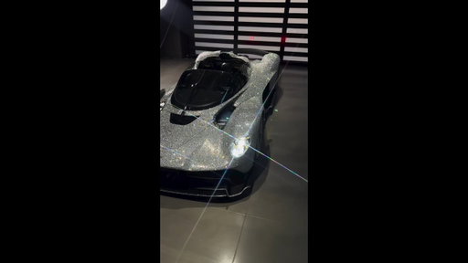Shining bright. A very special Aston Martin Valkyrie.