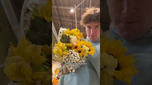 The buying flowers effect