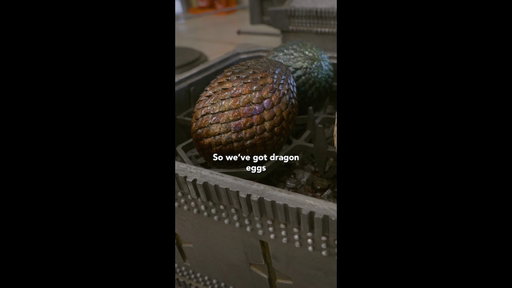 How heavy is a dragon egg? 🐉 #HouseOfTheDragon