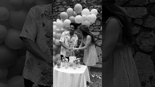 Surprise! Our 12/12 is also a gender reveal 🩵🩷 #genderreveal #echosmith #pregnancy