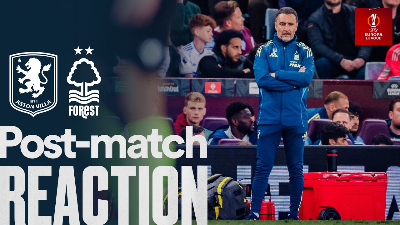 Vítor Pereira's Reaction | Aston Villa vs Nottingham Forest | Europa League 🗣️