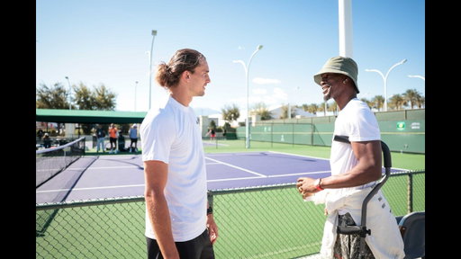 Day in the life of Jimmy Butler in Tennis Paradise