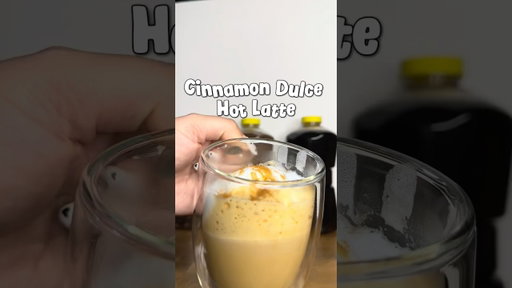 let’s make a cinnamon Dulce hot latte #coffee #coffeerecipe #hotlatte #recipe