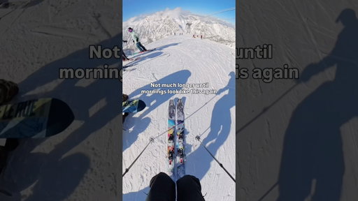 Less than a month btw. How much longer for you? #ski #skiing
