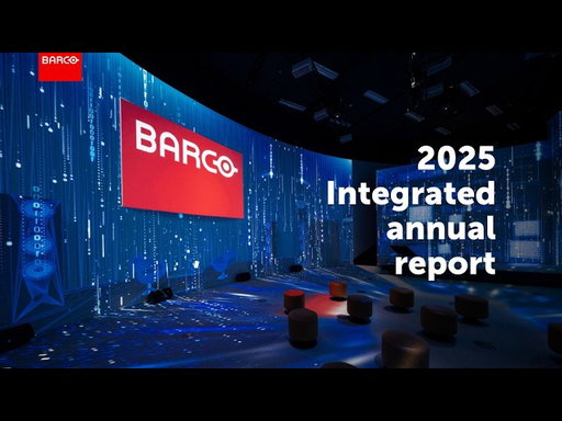 2025 brought topline and EBITDA margin growth - Barco Annual Report 2025
