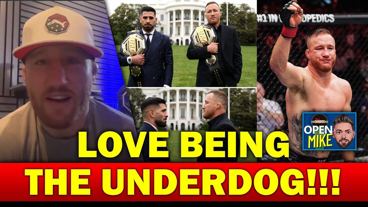 Justin Gaethje Embraces Underdog Role In White House Fight Against Ilia Topuria | TMZ Sports