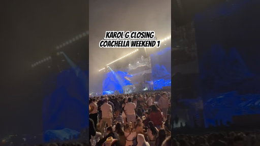 Thousands Of Fans Waiting For Karol G To Close Weekend 1