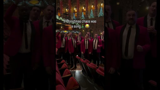 If Christmas chaos was a song #acappella #christmas #12daysofxmas