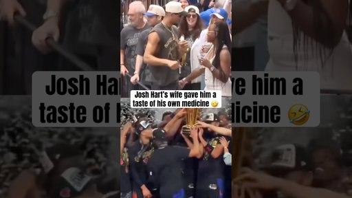Josh Hart’s wife got him back 😭