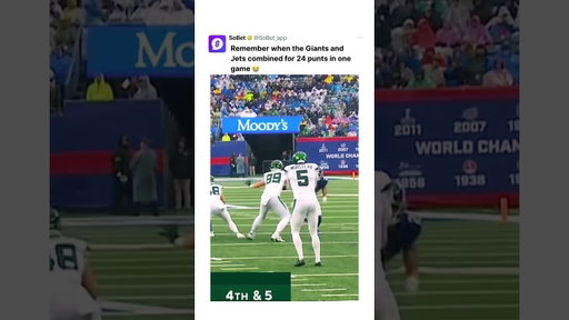 Does ANYONE remember when we had a Punt-Off😂 #nfl #giants #jets
