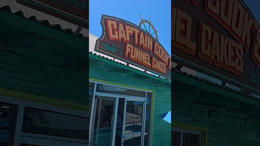 Captain Cook's Funnel Cake inside Hurricane Harbor LA!