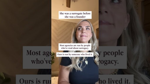 What happens when the person running a surrogacy agency has actually been a surrogate?