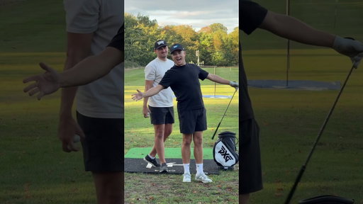 Can we hit every single glass?! #golf