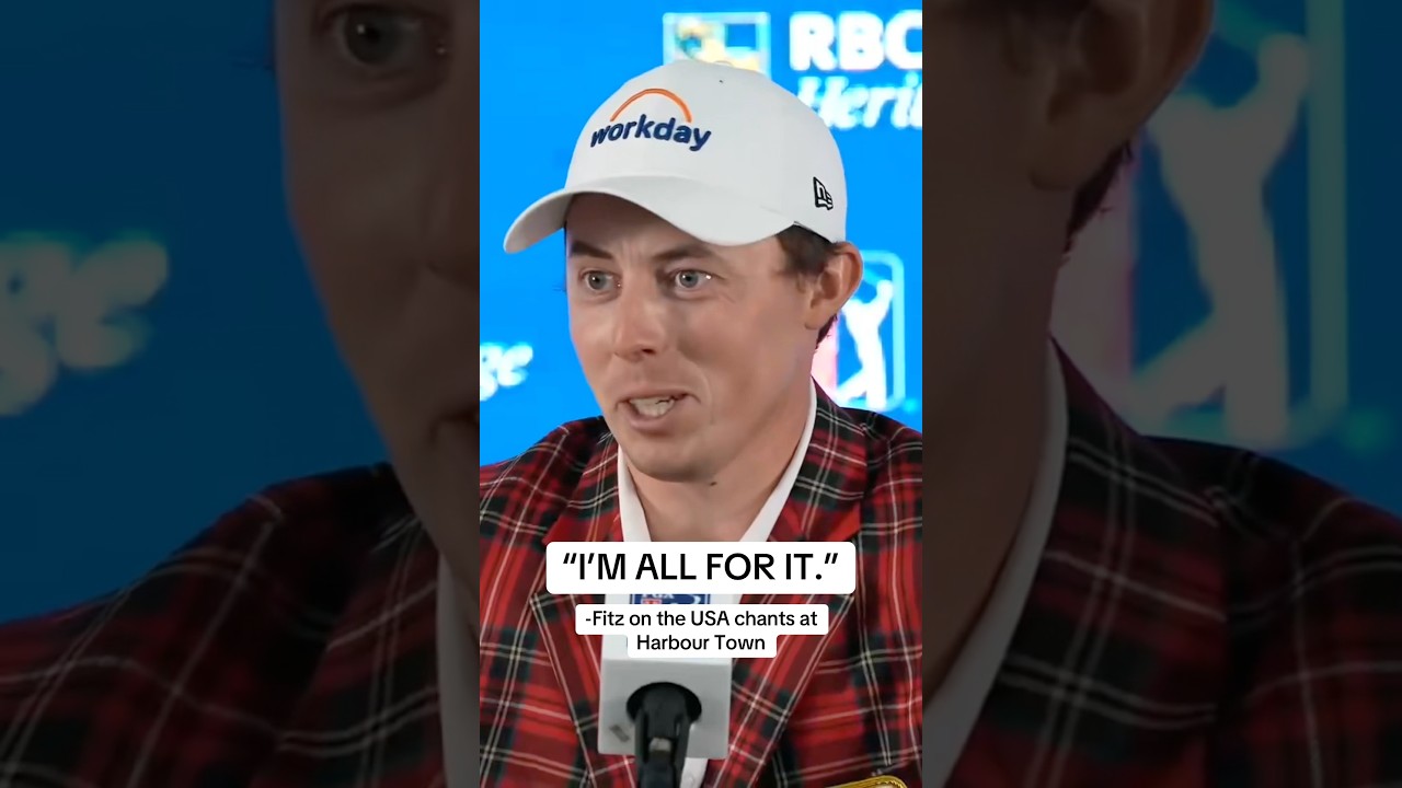 Matt Fitzpatrick weighs in on the USA Chants that were going against him at the RBC Heritage