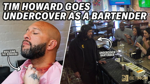 BetMGM sends Tim Howard Undercover as a Bartender | Coming Soon