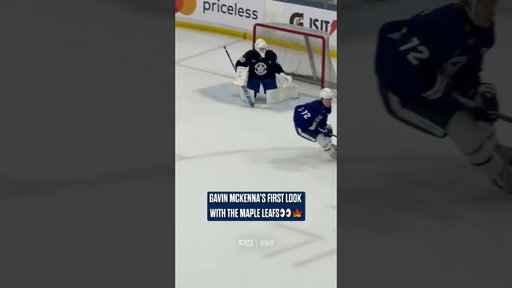 It’s just the start for Gavin Mckenna in his Toronto era💪(🎥 via X / Ozoon_CA)
