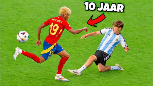 HOE GOED IS DE 10 JARIGE LAMINE YAMAL?! *Mega Talent*
