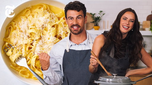 Theo James Teaches Kaya Scodelario How to Make His Restaurant’s Pasta | NYT Cooking