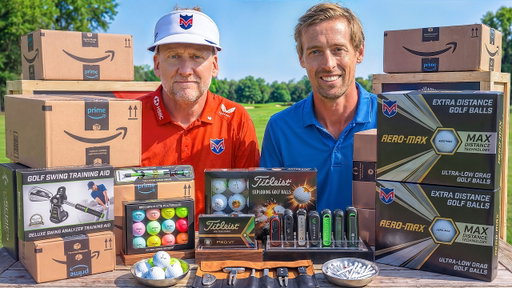 Peter Crouch & Ian Poulter Test Amazon Golf Products