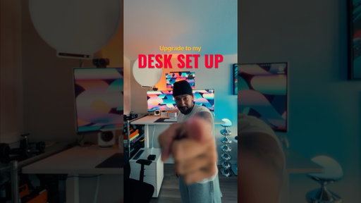 Desk set up update #hometech #desksetup #monitorsetup