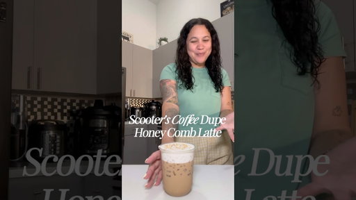 scooters coffee dupe #coffee #coffeedrink #scooterscoffee #icedlatte