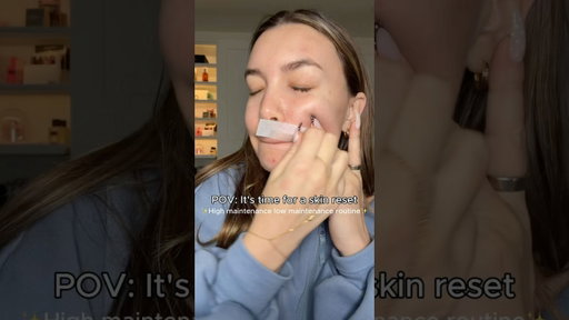 It was timeeee for a skin reset 🪒✨🙌 #skinreset #skincare #highmaintenance