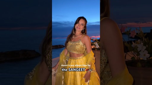 MY FIRST SANGEET🎶💃💛