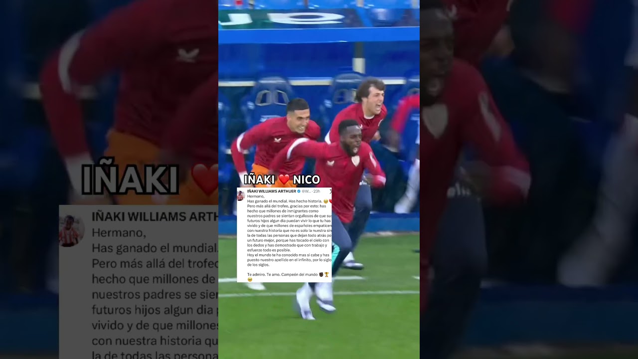 Nadie se alegra de los éxitos de Nico Williams como Iñaki