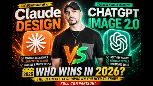 Claude Design vs ChatGPT Image 2.0 | Best AI for Thumbnails, Animation & Design (2026)