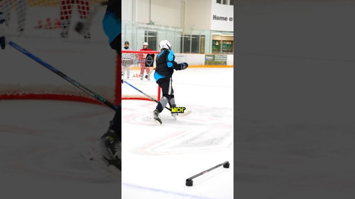 He Hit The Michigan🏒🤯 #hockey #hockeyplayers #shorts