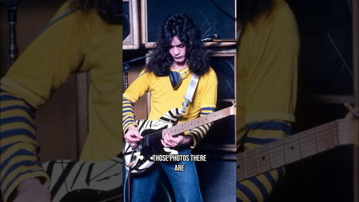 Eddie Van Halen having a wonderful time in rehearsal