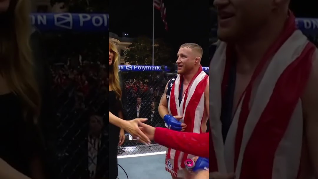 JUSTIN GAETHJE 🤝 DONALD TRUMP #ufcfreedom250 #ufcwhitehouse #ufc #trump #gaethje