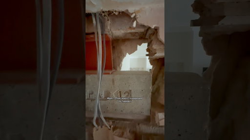 Filling ‘the hole’ 🕳️ How would you have done it? #diy #homeimprovement #homerenovation #building