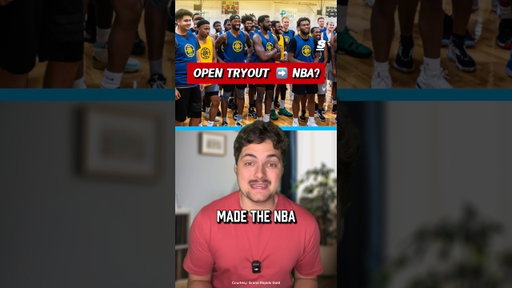 He Turned a $150 NBA Tryout into $20 MILLION! 🤯 #basketball #nba #shorts