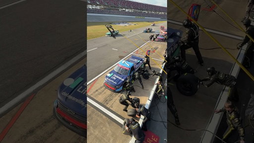 POV: You’re a bird watching a NASCAR pit stop. #nascar #spiremotorsports #viral #youtubeshorts