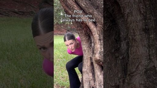 They got the smallest bladder😭 #skits #comedy #pov #friend