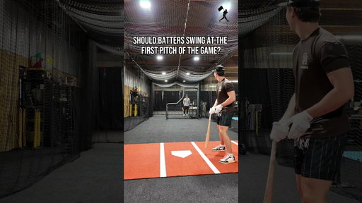 Better to attack right away or be patient 🤔  #baseball #baseballszn #mlb #homerun