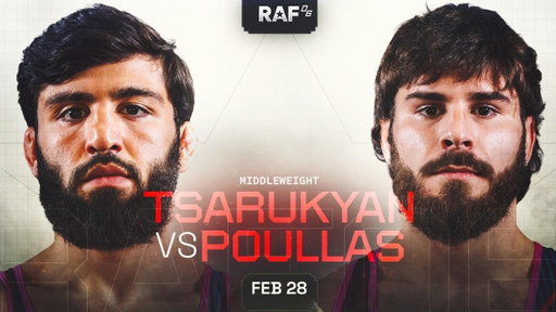Arman Tsarukyan vs Georgio Poullas | Full Match & Post-Fight Brawl | RAF 6