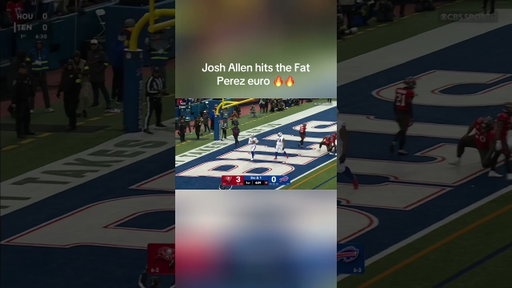 The Josh Allen Eurostep debt is paid!