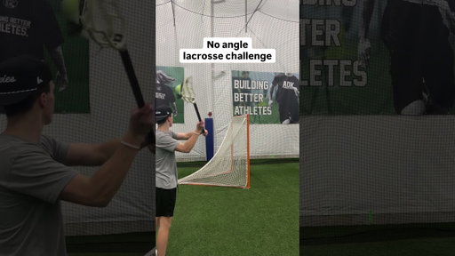 No angle lacrosse challenge #shorts #lacrosse
