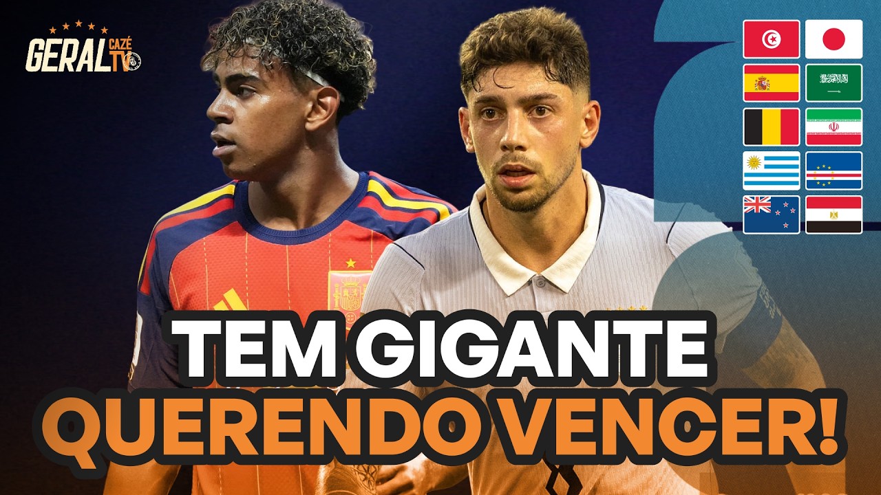 ESPANHA E URUGUAI ENTRAM EM CAMPO QUERENDO A PRIMEIRA VITÓRIA DA COPA! | GERAL CAZÉTV
