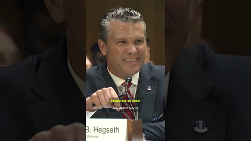Hegseth pressed about request for more funds on war Trump says 'he already won'