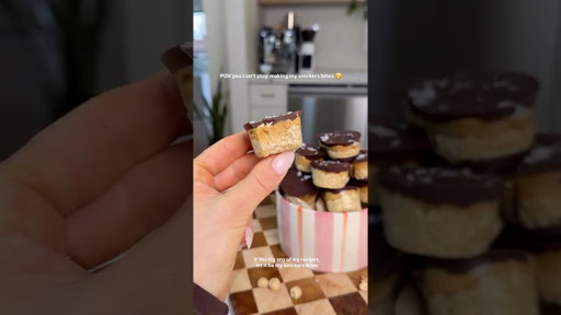 The best protein Snickers bites #recipe #healthydessert #healthyrecipe #protein